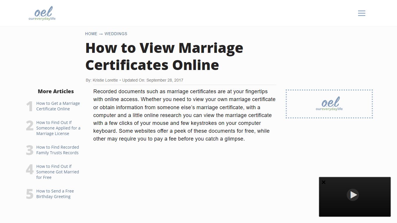 How to View Marriage Certificates Online | Our Everyday Life